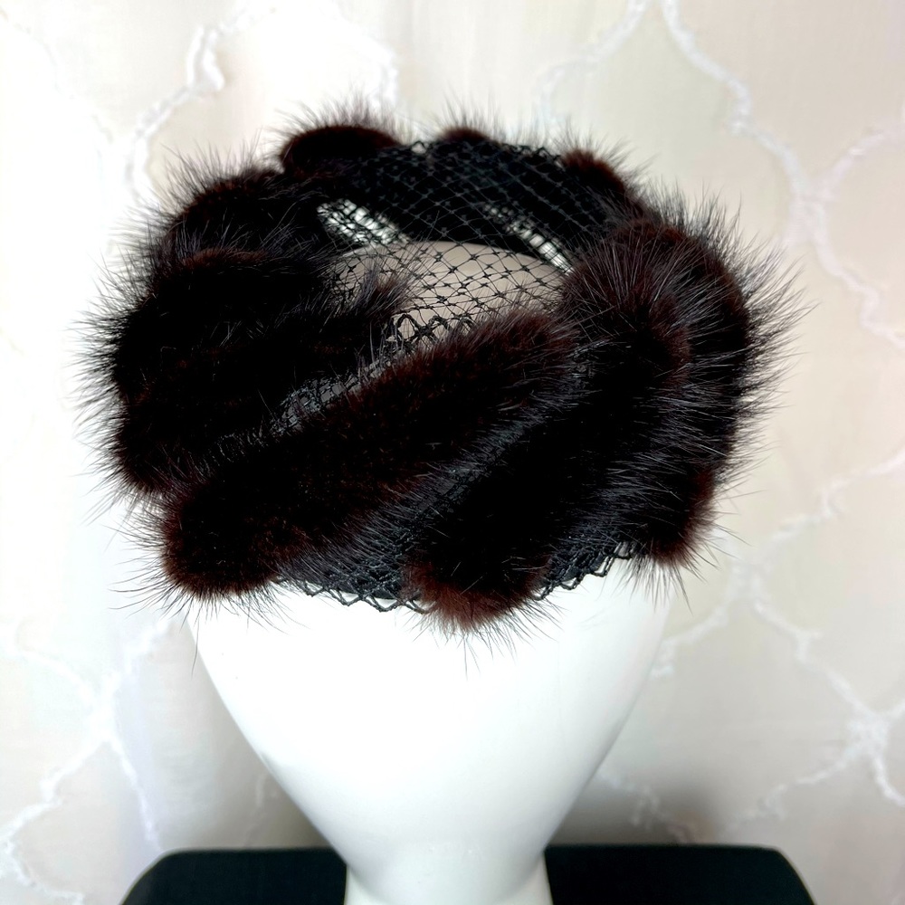 Vintage Mink & Mesh Hat